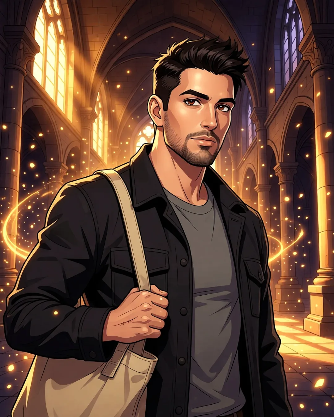 Portrait of Matías Ferreira, a fictional AI character