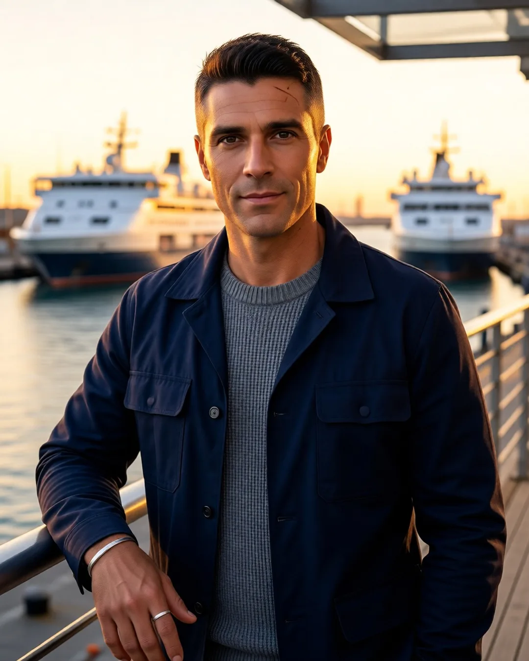 Portrait of Niko Stavrou, a fictional AI character