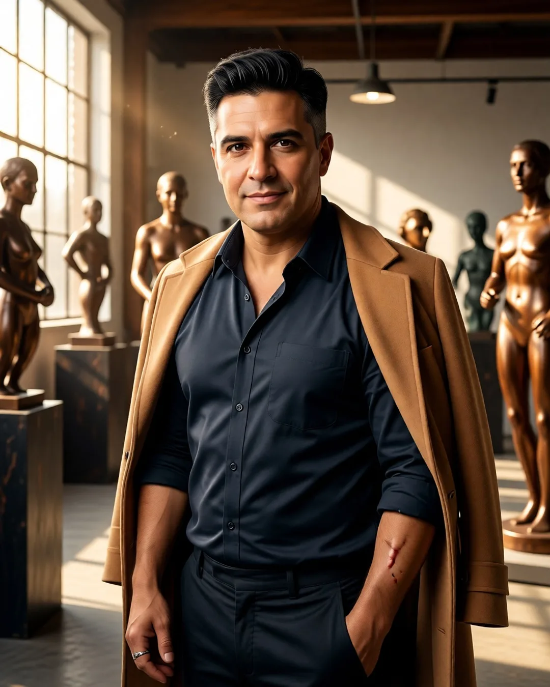 Portrait of Rafael Duarte, a fictional AI character