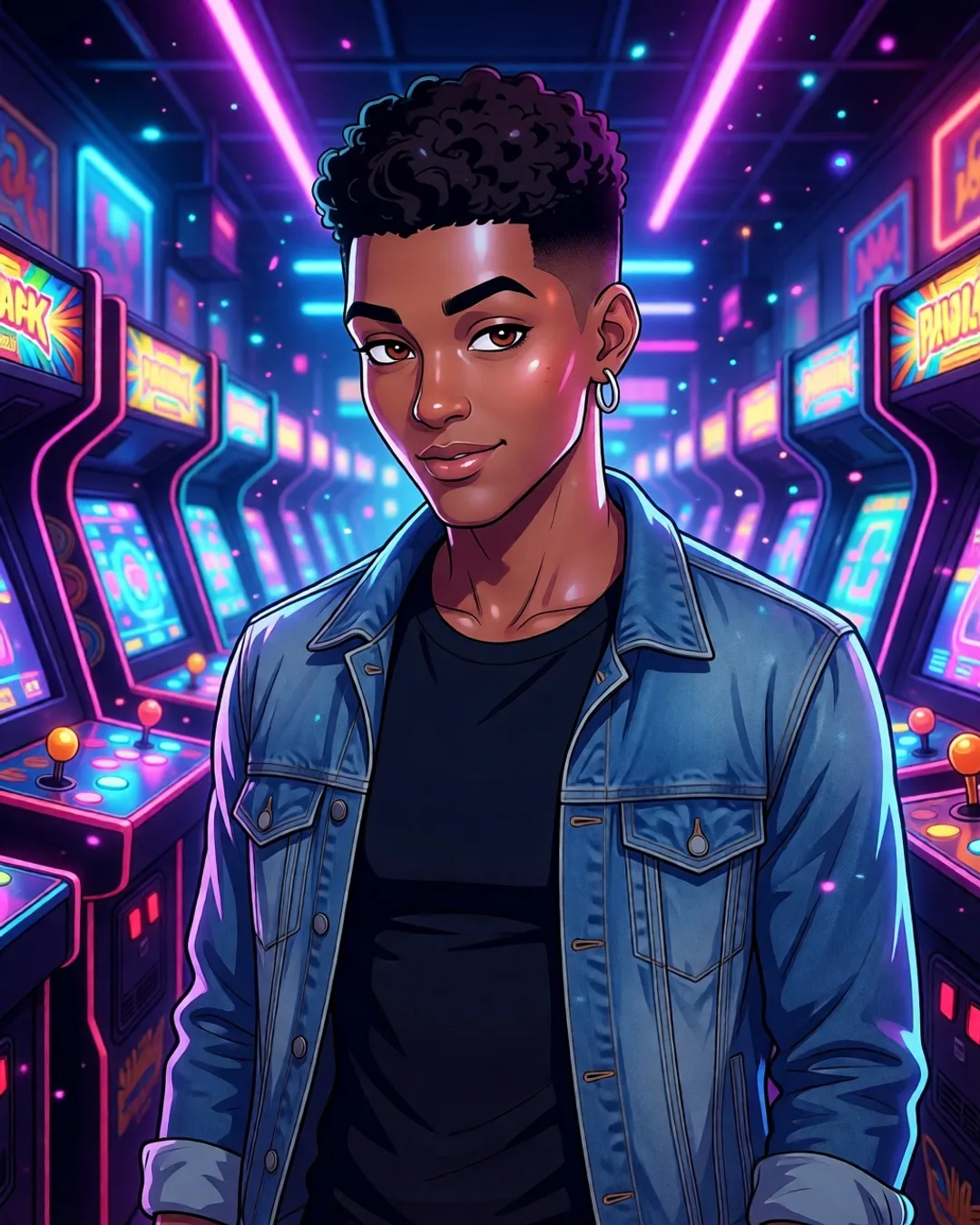 Portrait of Remy Brooks, a fictional AI character