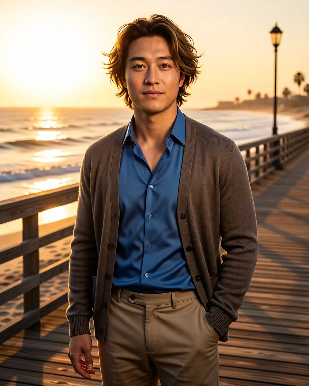 Portrait of Theo Hart, a fictional AI character